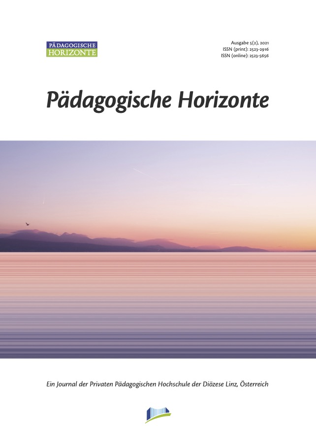 					Ansehen Bd. 5 Nr. 2 (2021): Pädagogische Horizonte 5(2), 2021
				