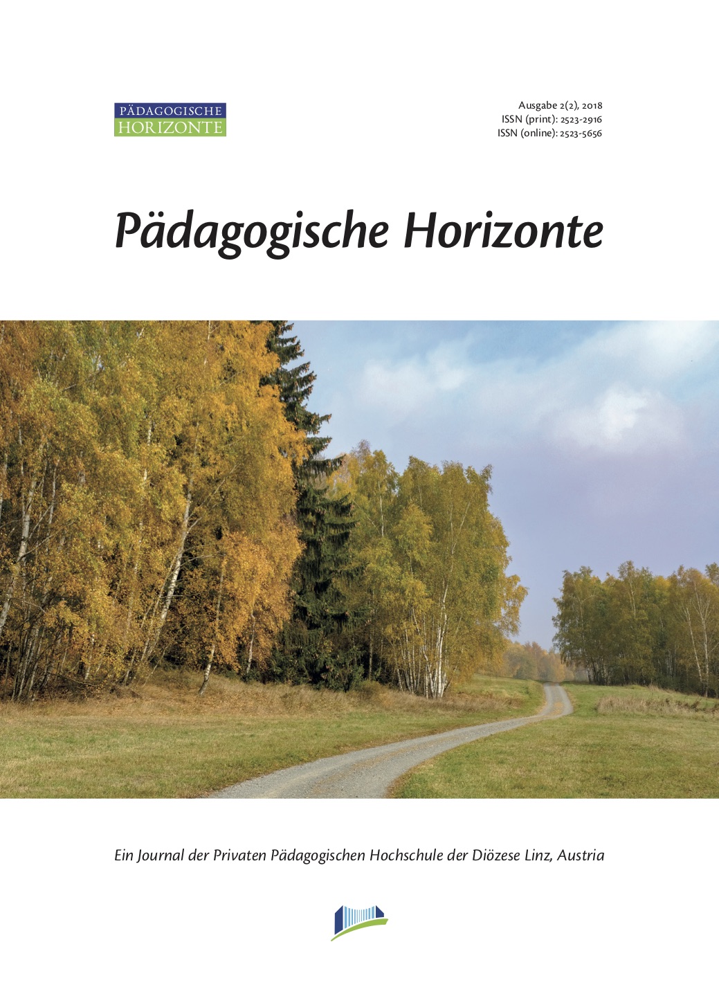 					Ansehen Bd. 2 Nr. 2 (2018): Pädagogische Horizonte 2(2), 2018
				